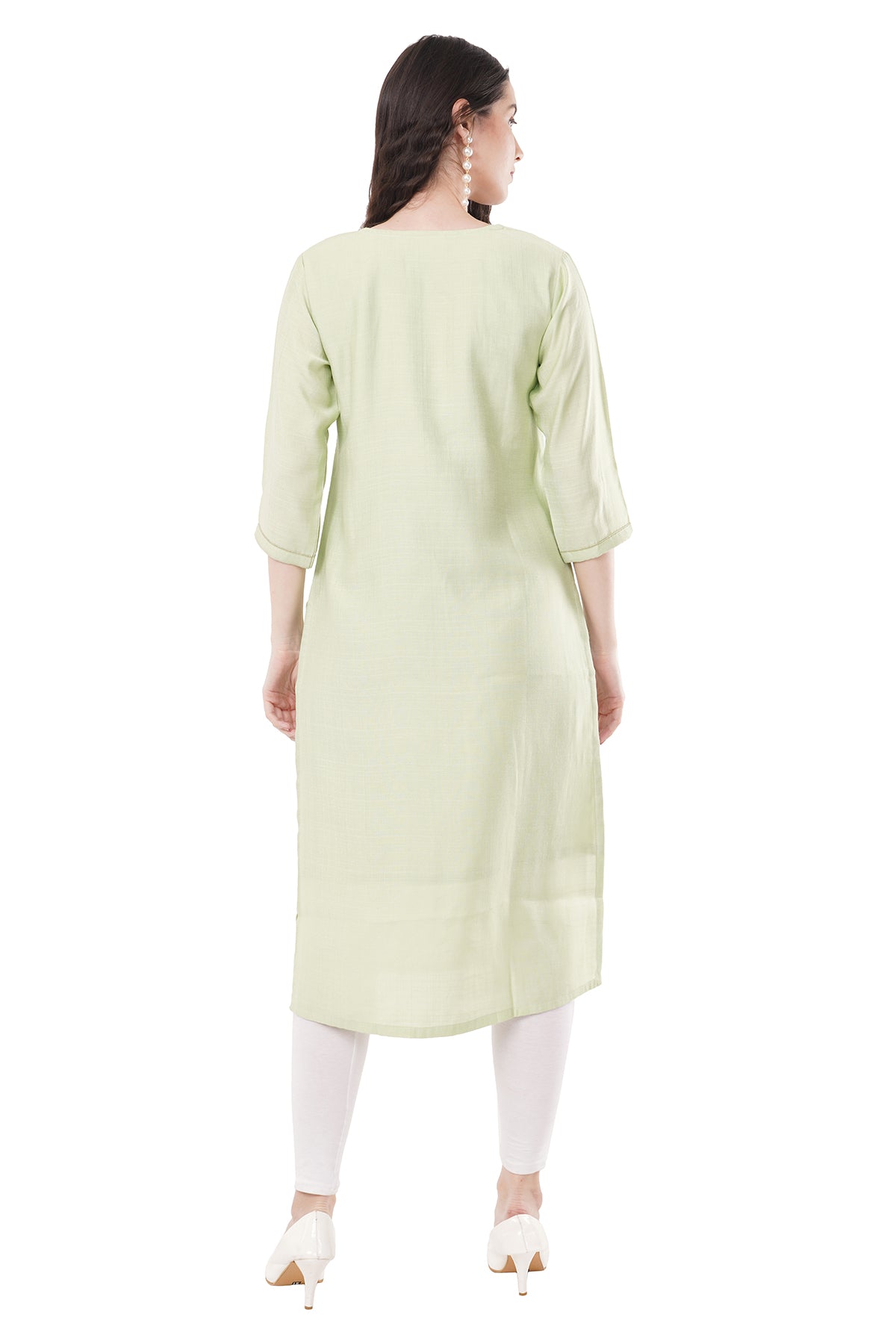 Elegant & Beautiful Pastel Green Women's Kurta