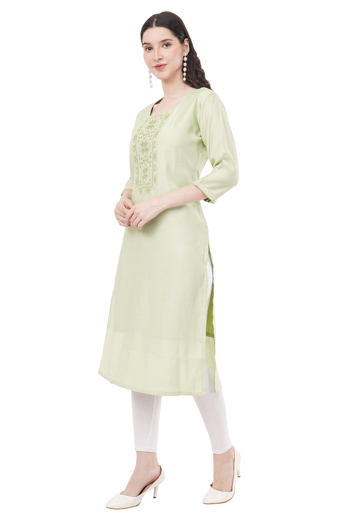 Elegant & Beautiful Pastel Green Women's Kurta