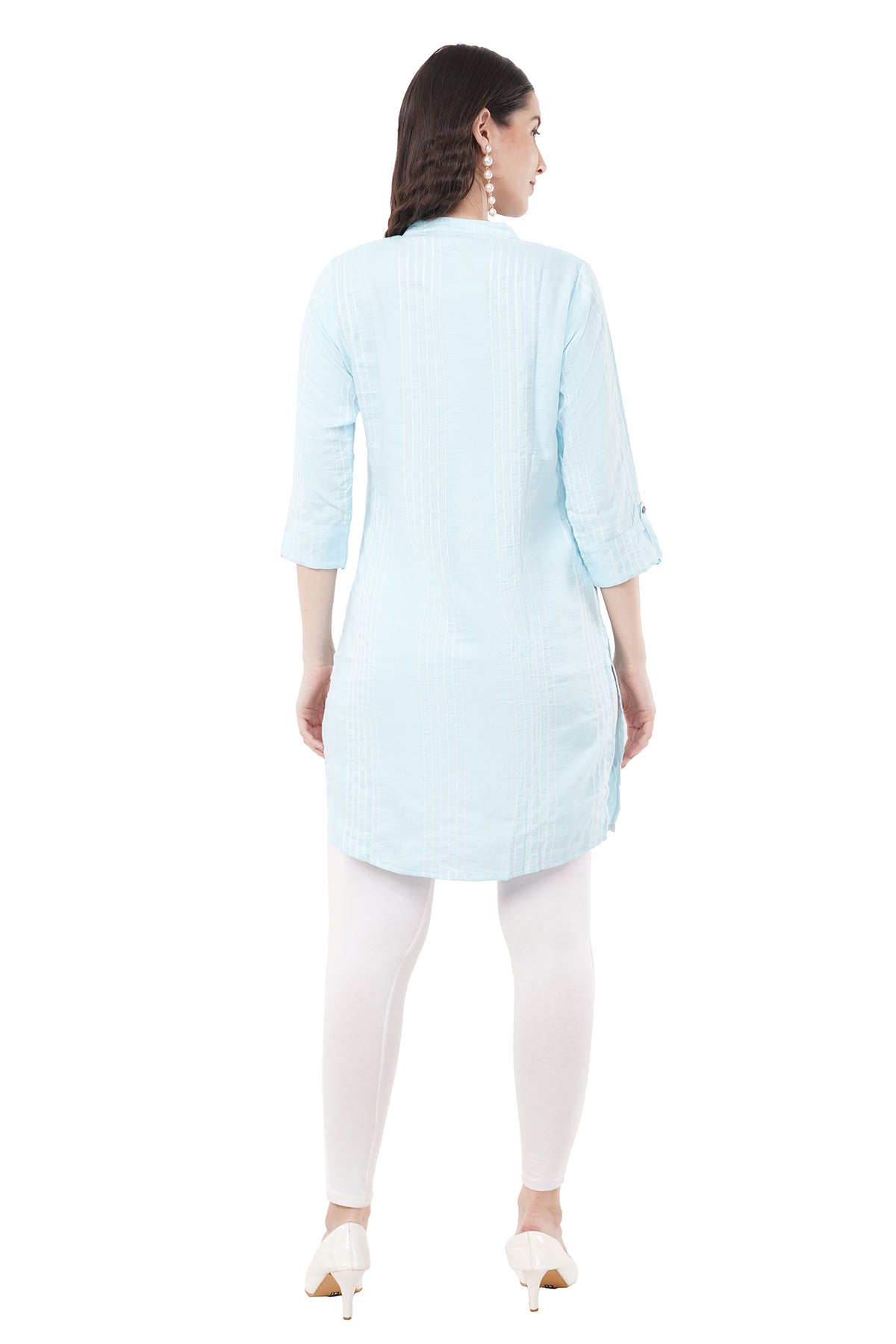 Beautiful & Elegant Sky Blue Women's Tunic