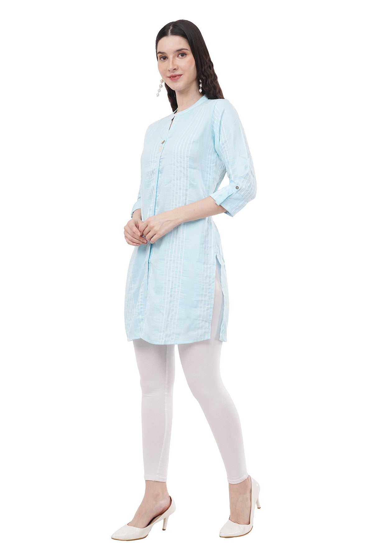 Beautiful & Elegant Sky Blue Women's Tunic