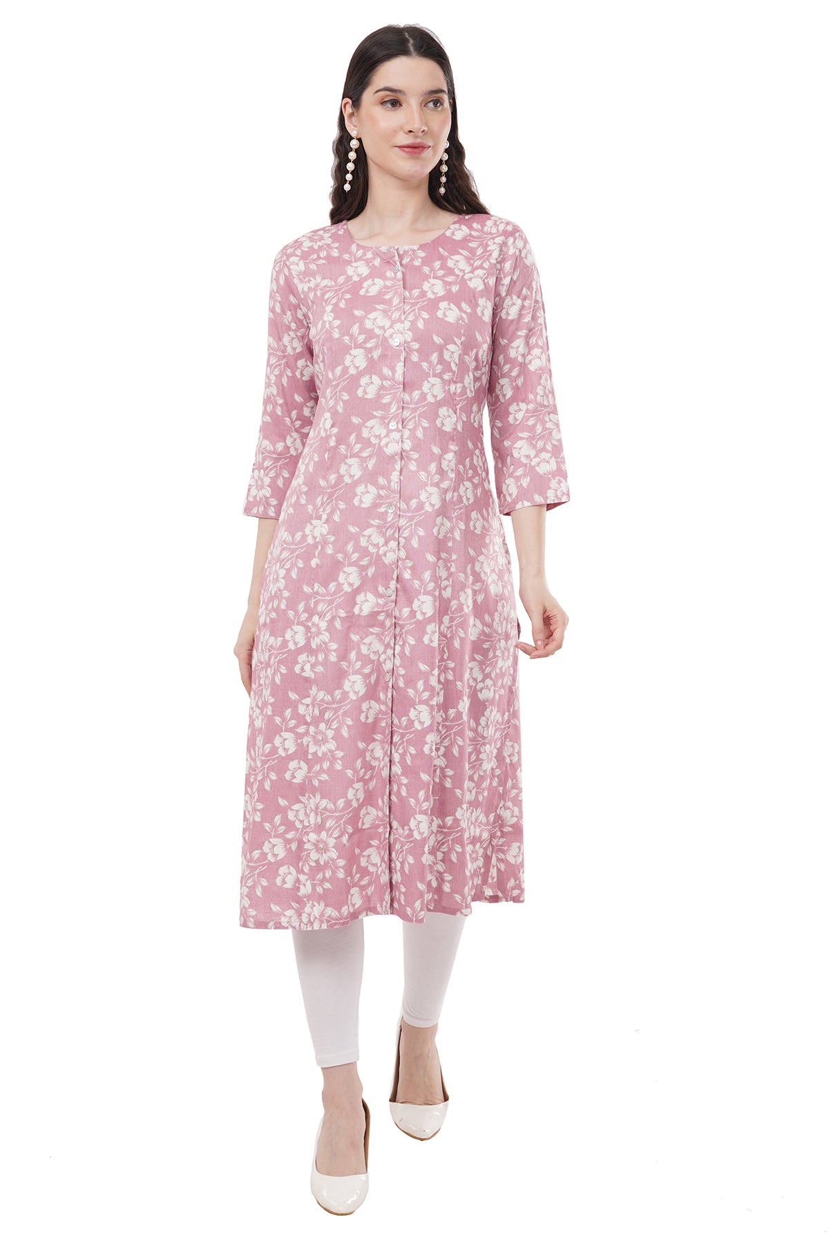 Elegant & Beautiful Pastel Pink Women's Kurta