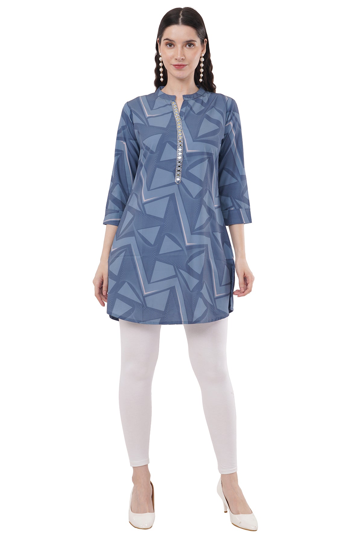Beautiful & Elegant Grey Women's Tunic