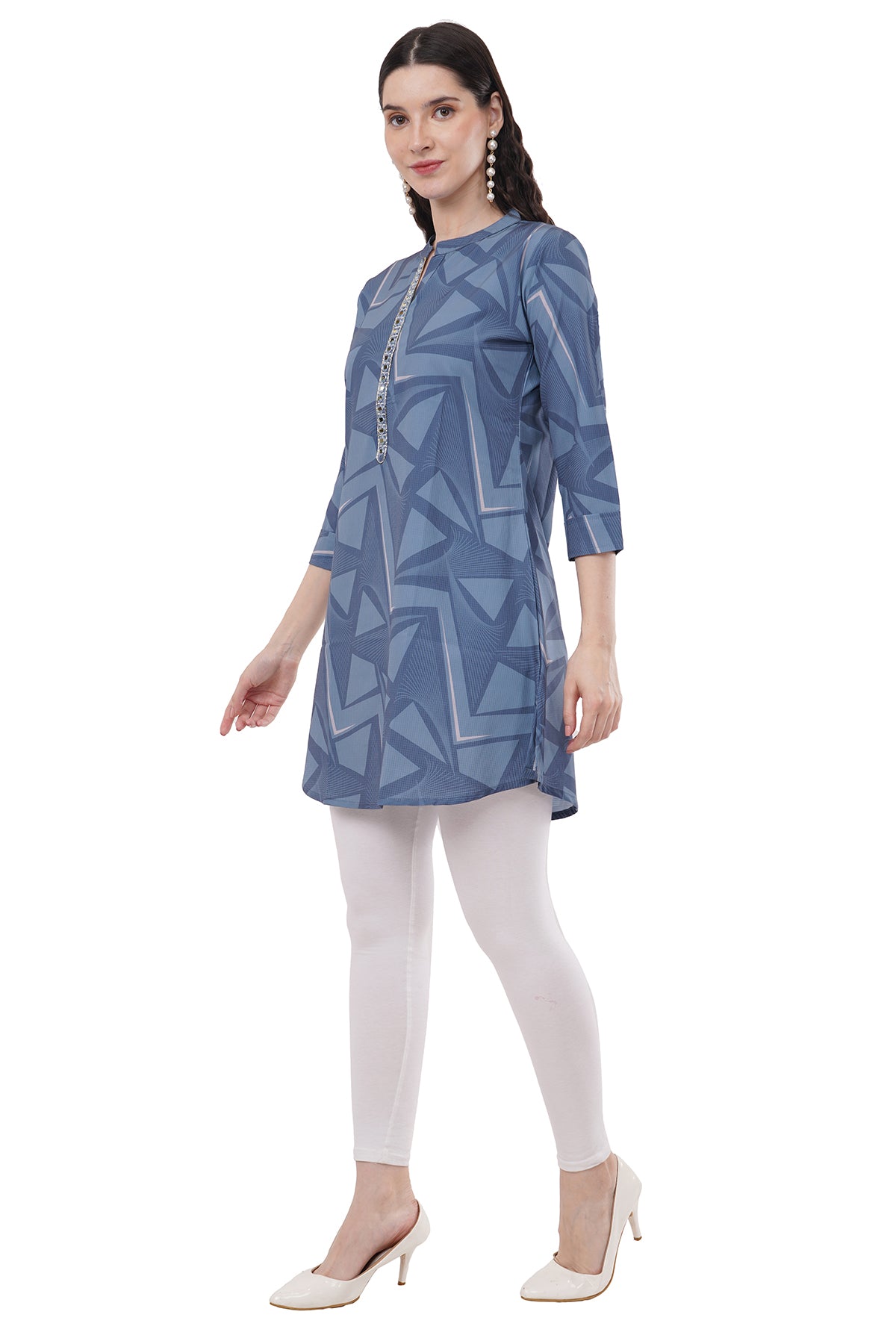Beautiful & Elegant Grey Women's Tunic