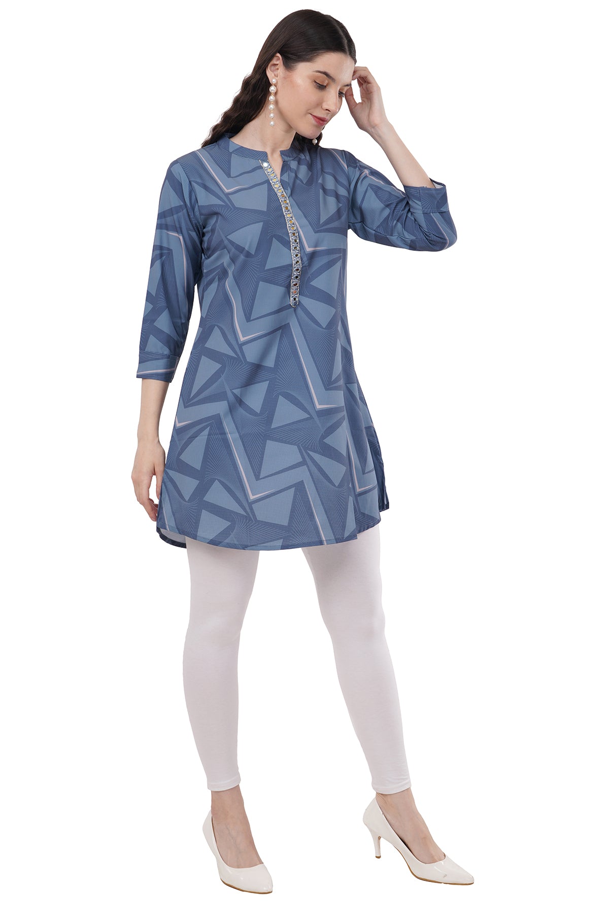 Beautiful & Elegant Grey Women's Tunic
