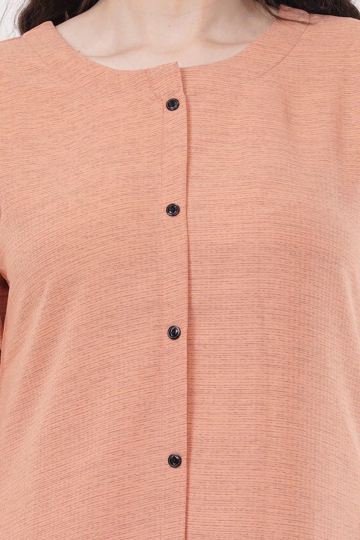 Trendy & Beautiful Solid Paech Women's Tunic