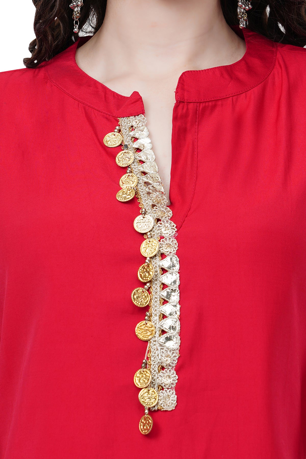 Partywear Women's Kurta Set With Duppatta
