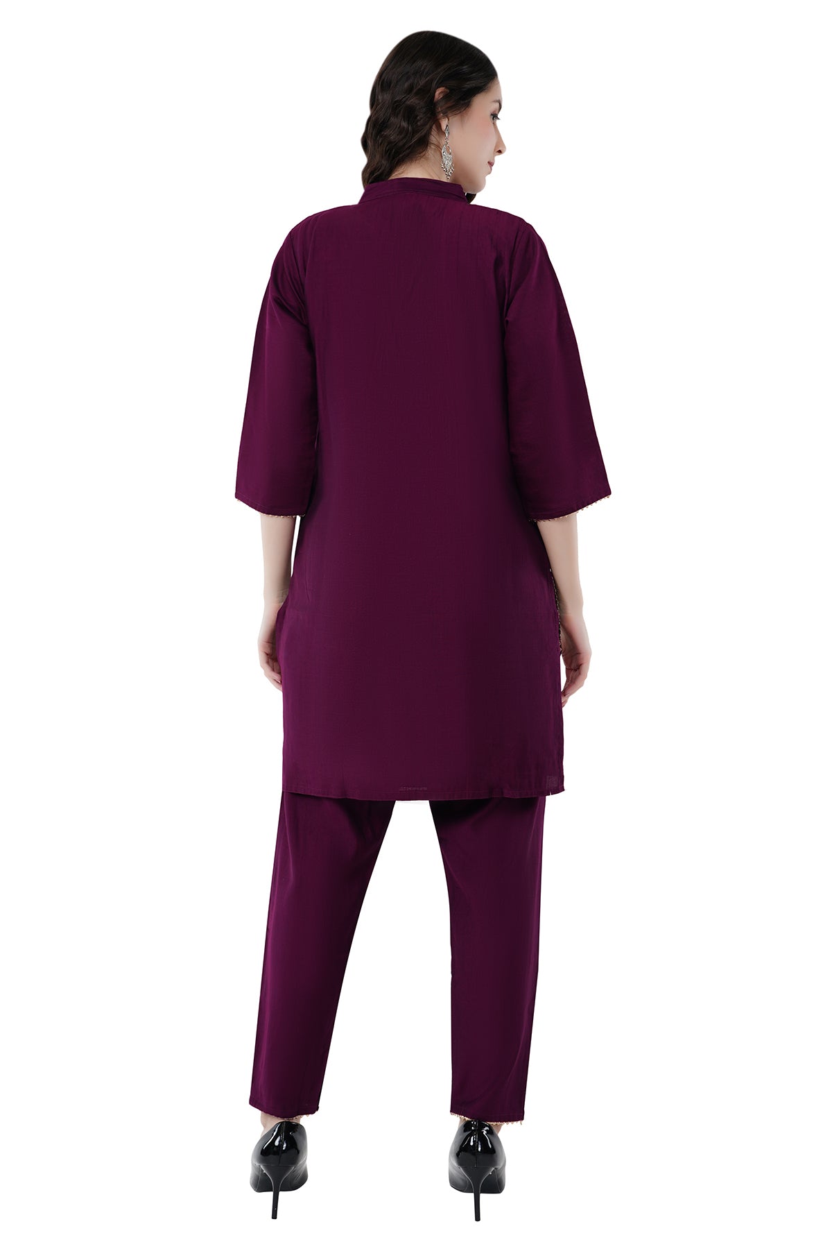 Trendy Wine Co-Ord Set for Women