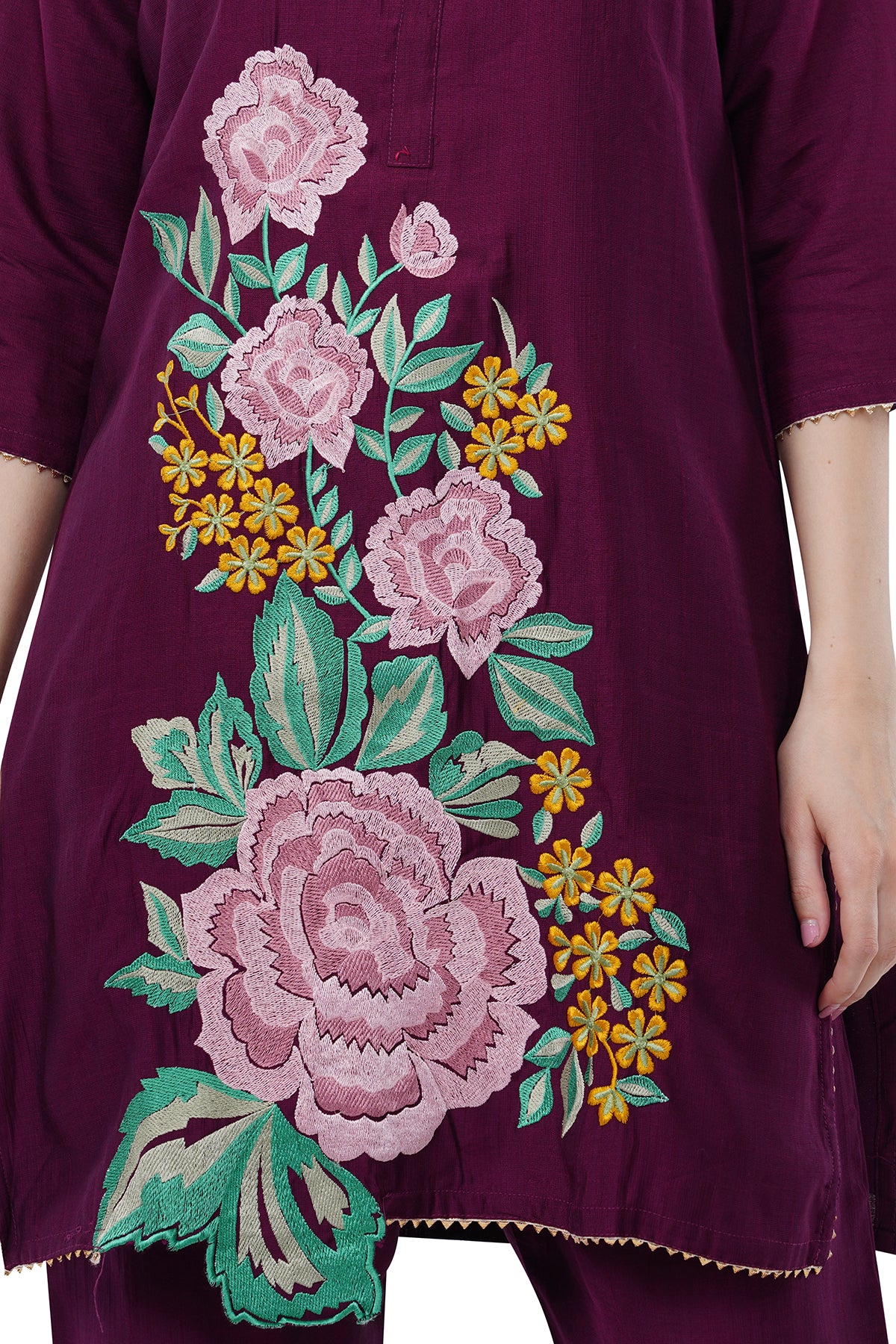 Trendy Wine Co-Ord Set for Women