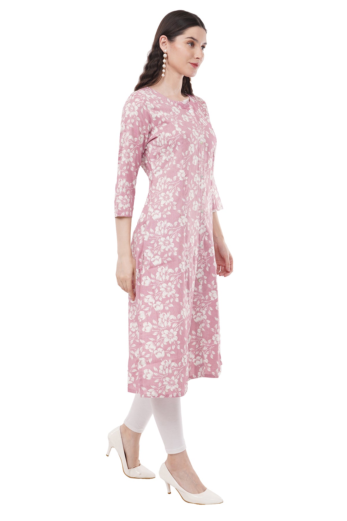 Elegant & Beautiful Pastel Pink Women's Kurta