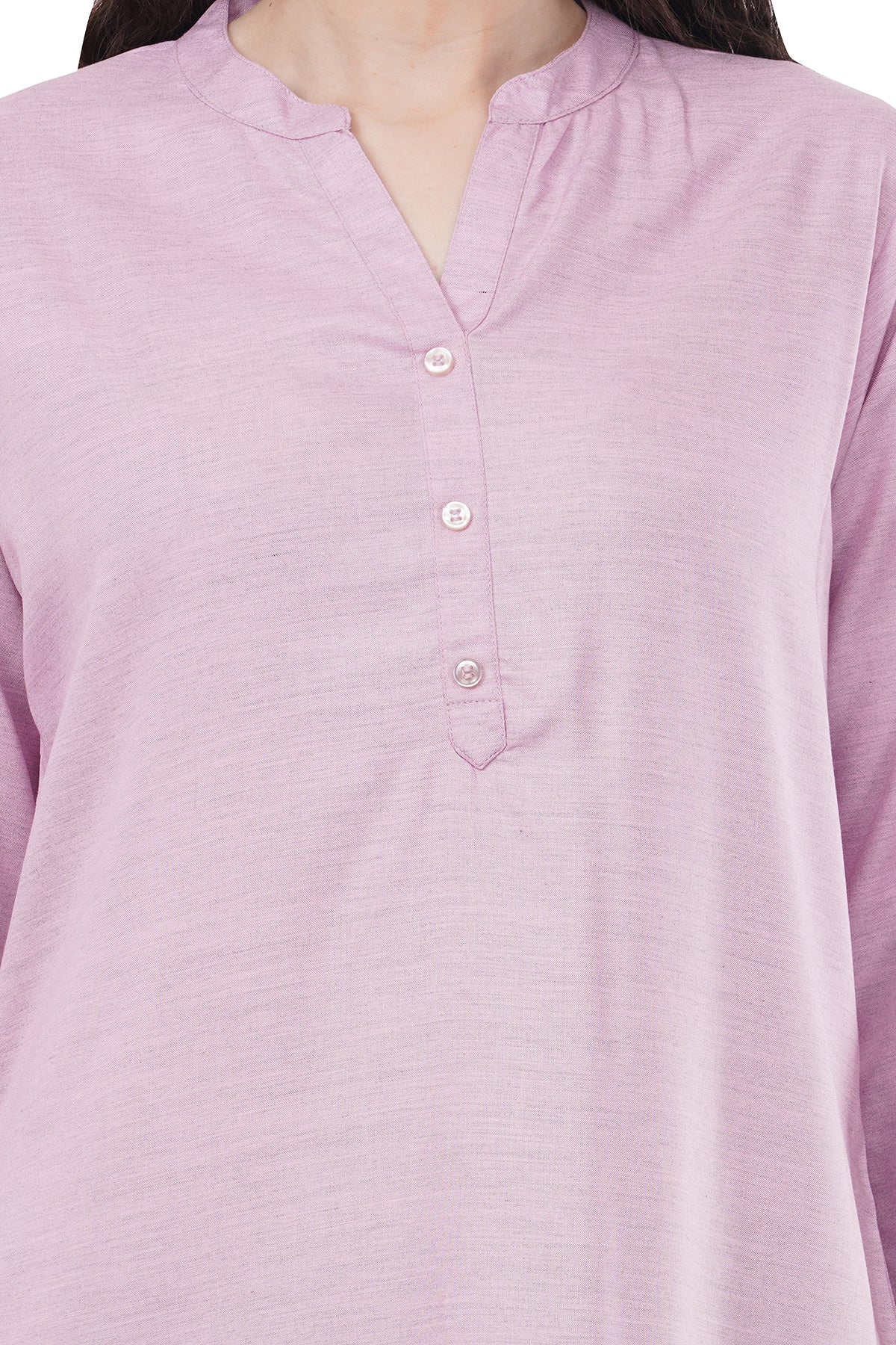Beautiful Lavender Solid Women's Tunic