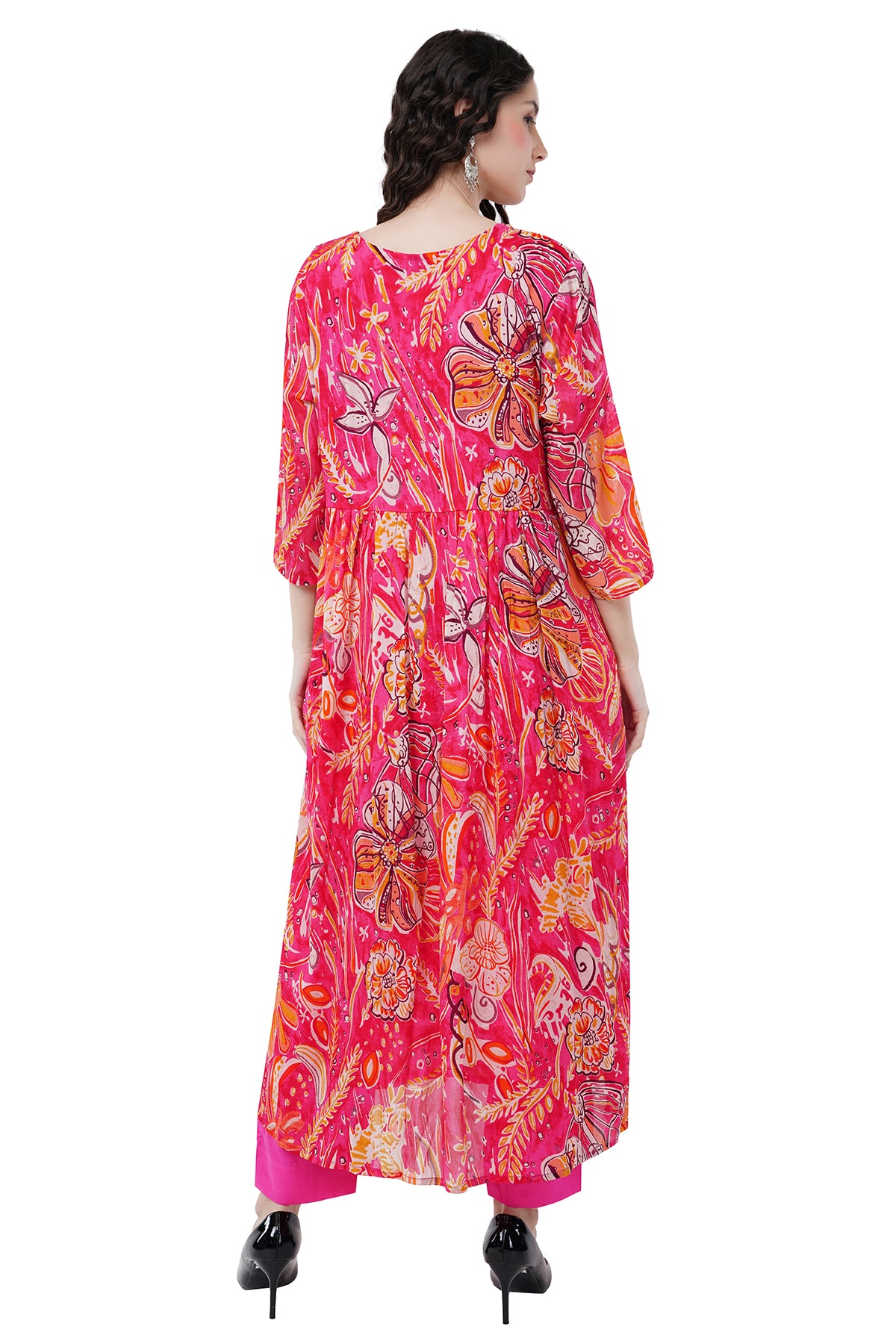 Trendy and Elegant Red Women's Kurta Set With Duppatta
